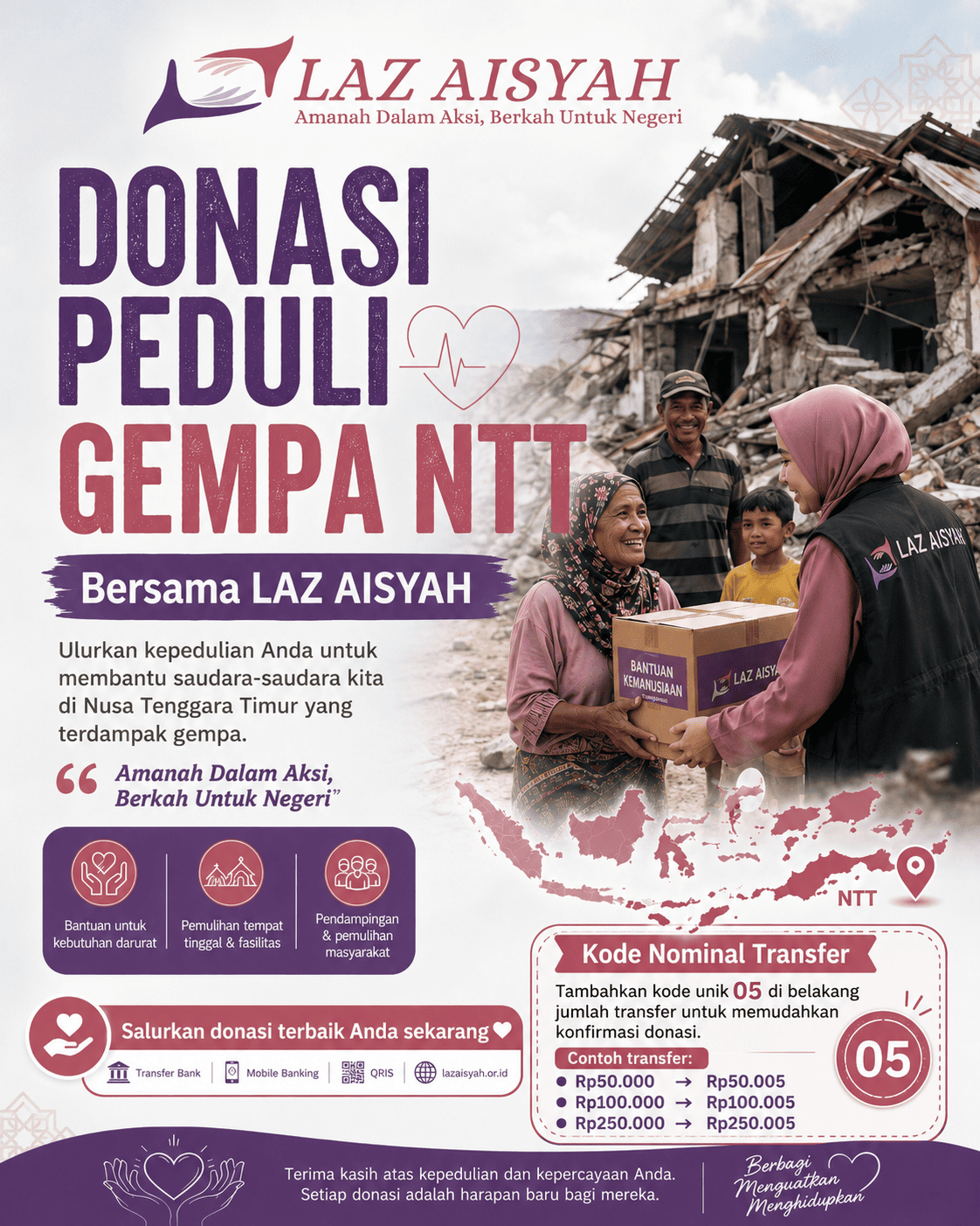 PEDULI GEMPA NTT — Saatnya Hadir, Menguatkan, dan Menyalakan Harapan