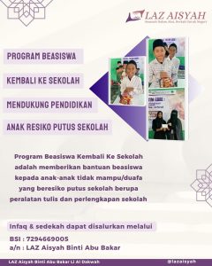 Program Beasiswa “Kembali Ke Sekolah”